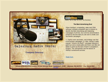 Tablet Screenshot of galesburgradio.com